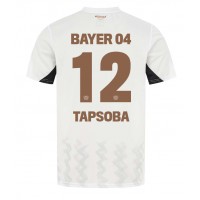 Camisa de Futebol Bayer Leverkusen Edmond Tapsoba #12 Equipamento Secundário 2024-25 Manga Curta